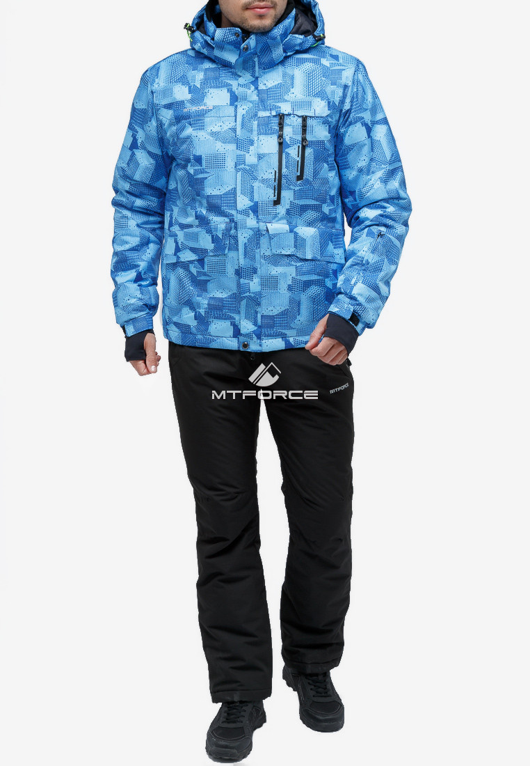 Купить Костюм горнолыжный мужской синего цвета 018122-1S