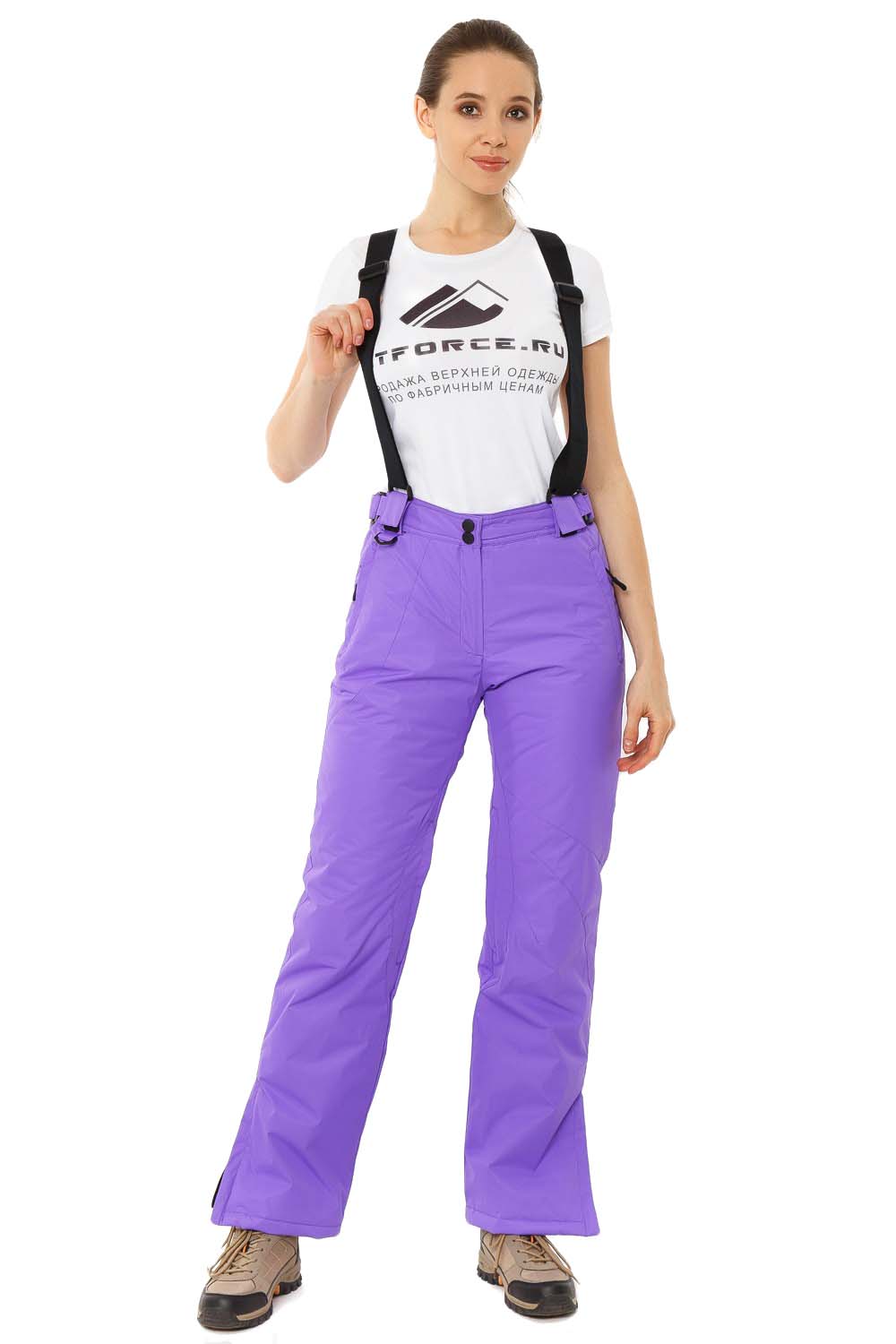 Купить Брюки горнолыжные женские фиолетового цвета 818F