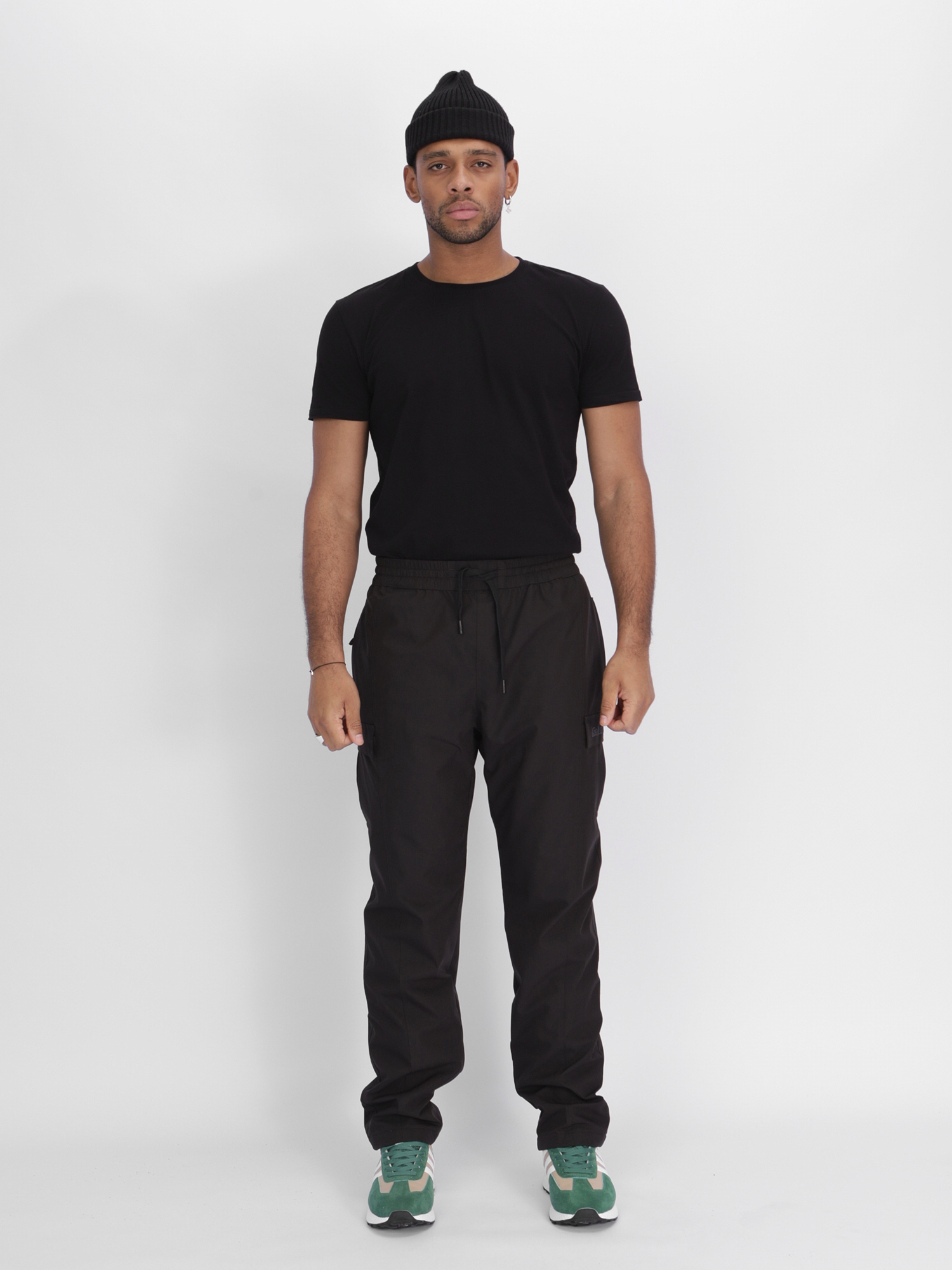 Купить Утепленные спортивные брюки мужские темно-серого цвета 21132TC