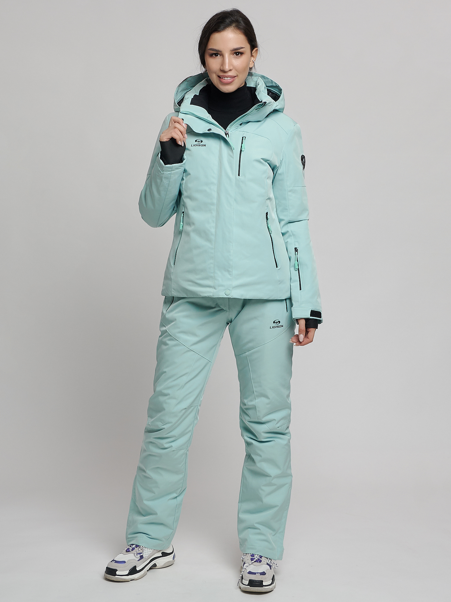 Купить горнолыжный костюм женский от производителя в Москве дешево 077039Br