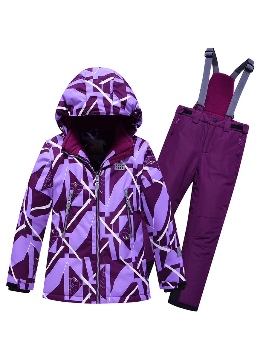 Купить Горнолыжный костюм Valianly подростковый для девочки фиолетового цвета 9224F