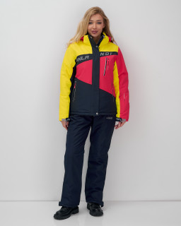 Купить комплект одежды горнолыжный костюм зимний женский оптом от производителя недорого в Москве 02803TS