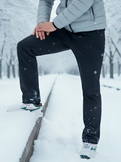 Купить спортивные брюки утепленные оптом недорого в Москве 2211-1Ch