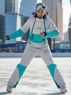 Купить горнолыжный комбинезон женский оптом от производителя недорого в Москве 2320Gl