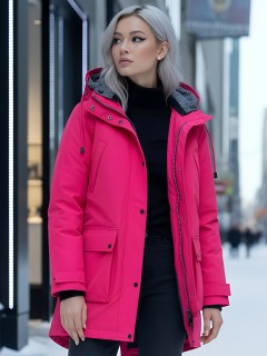 Купить куртку парку женскую оптом от производителя недорого в Москве 2329R