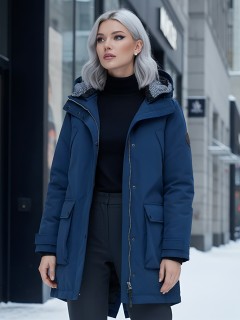 Купить куртку парку женскую оптом от производителя недорого в Москве 2329S