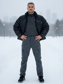 Купить брюки мужские софтшелл оптом от производителя недорого в Москве 2403TC