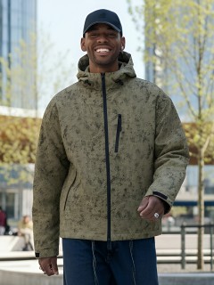 Купить спортивную мужскую куртки с капюшоном оптом от фабрики производителя дешево в Москве 25470B