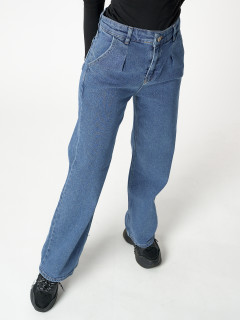 Купить оптом женские джинсы клеш с высокой посадкой от производителя дешево 2833S 