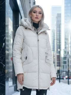 Фабрика производителя Visdeer предлагает купить от производителя женские 2026 куртки стеганные с капюшоном дешево в Москве с доставкой по России 3193B