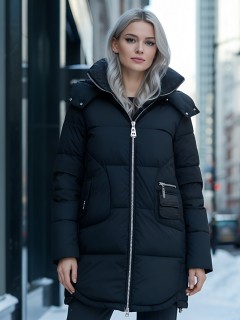 Фабрика производителя Visdeer предлагает купить от производителя женские 2026 куртки стеганные с капюшоном дешево в Москве с доставкой по России 3193Ch