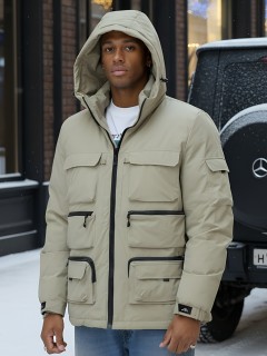 WONDERRMAN купить от производителя куртки спортивные мужские зимние с капюшоном молодежные модные дешево в Москве с доставкой по всей России 3222B