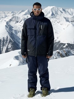 Leifensh - купить от производителя спортивные костюмы горнолыжные мужские зимние с капюшоном дешево в Москве с доставкой по всей России art: 392S