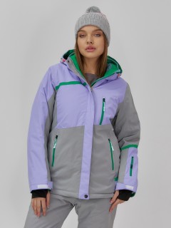 Купить горнолыжную куртку женскую зимнюю большого размера оптом от производителя недорого в Москве 7092Sn
