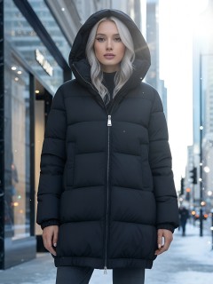 Купить куртки женские модные стеганные большого размера оптом от производителя зимние недорого в Москве 7619Ch