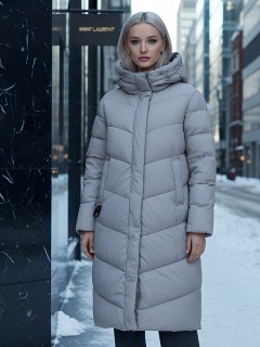 Фабрика производителя Visdeer предлагает купить от производителя женские зимнее пальто утепленное с капюшоном недорого в Москве с доставкой по России 7623Sr