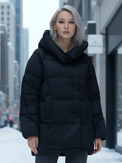 Купить куртки женские модные стеганные оптом от производителя зимние недорого в Москве 7651Ch