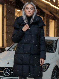 Фабрика производителя Visdeer предлагает купить от производителя женские зимнее пальто утепленное с капюшоном дешево в Москве с доставкой по России 7700Ch