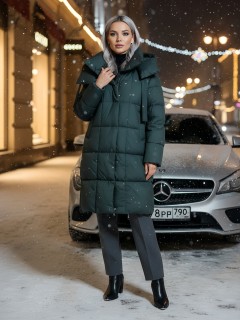 Фабрика производителя Visdeer предлагает купить от производителя женские зимнее пальто утепленное с капюшоном дешево в Москве с доставкой по России 7700TC