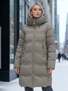Фабрика производителя Visdeer предлагает купить от производителя женские зимнее пальто утепленное с капюшоном дешево в Москве с доставкой по России 7779SK