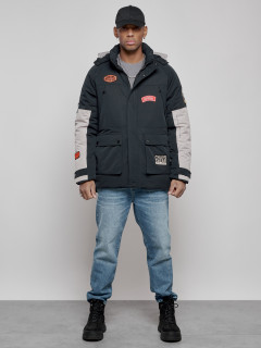 Купить куртку мужскую зимнюю оптом от производителя недорого в Москве 88906TS