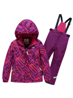 Детский зимний костюм горнолыжный фиолетового цвета купить оптом в интернет магазине MTFORCE 9014F