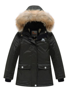 Купить куртки парки зимние подростковые для девочки оптом от производителя недорого в Москве 9236Kh