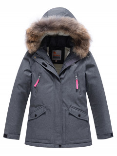 Купить оптом куртку парку подростковую для девочки зимнюю недорого в Москве 9238Sr