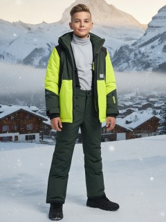 Купить комплект одежды горнолыжный костюм зимний для мальчик оптом от производителя недорого в Москве 9423Kh