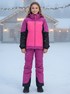 VALIANLY купить от производителя комплект верхней одежды горнолыжные костюмы зимние подростковые для девочек с капюшоном дешево в Москве с доставкой по РФ 9434R