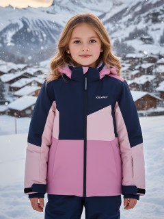 Горнолыжный костюм зимний для девочки 9518R — купить оптом недорого от производителя в Москве