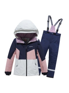 Горнолыжный костюм зимний для девочки 9518Sr — купить оптом недорого от производителя в Москве