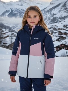 Горнолыжный костюм зимний для девочки 9518Sr — купить оптом недорого от производителя в Москве