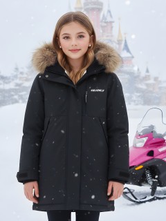 Парка зимняя подростковая для девочки 9532Ch — купить оптом от производителя недорого в Москве