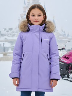 Парка зимняя подростковая для девочки 9532F — купить оптом от производителя недорого в Москве