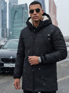 Куртка парка мужская зимняя оптом 9533-1Ch — купить недорого от производителя, Москва