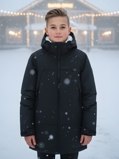 Парка зимняя подростковая для мальчика 9533Ch — купить оптом недорого от производителя в Москве