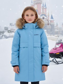Парка зимняя подростковая для девочки 9534Br — купить оптом недорого от производителя в Москве