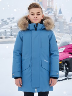 Зимняя куртка парка подростковая для мальчика 9535S — оптом от производителя недорого, Москва