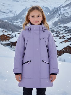 Зимняя подростковая парка для девочки 9538Sn с капюшоном и мехом. Купить дешево от производителя, склад Москва, быстрая доставка по России.
