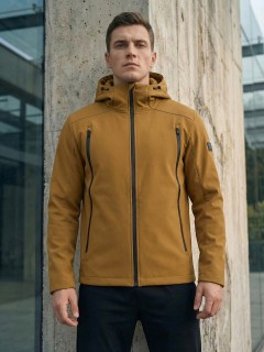 Ветровка мужская софтшелл виндстоппер с капюшоном купить оптом от производителя недорого в Москве 9613_1G