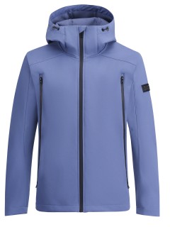 Ветровка мужская софтшелл виндстоппер с капюшоном купить оптом от производителя недорого в Москве 9613_1S