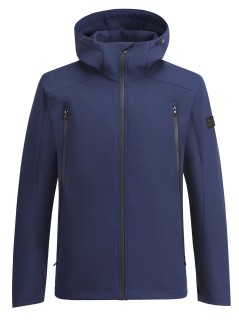 Ветровка мужская софтшелл виндстоппер с капюшоном купить оптом от производителя недорого в Москве 9613_1TS