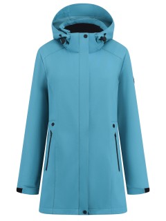 Парка женская софтшелл виндстоппер с капюшоном купить оптом от производителя недорого в Москве МТФОРС 9614_1Br