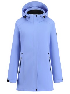 Парка женская софтшелл виндстоппер с капюшоном купить оптом от производителя недорого в Москве МТФОРС 9614_1Gl