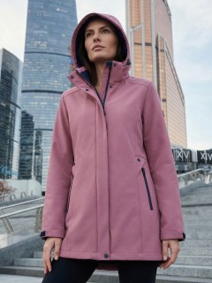 Парка женская софтшелл виндстоппер с капюшоном купить оптом от производителя недорого в Москве МТФОРС 9614_1M