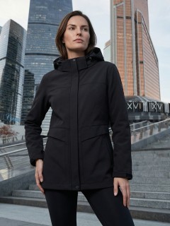 Ветровка женская софтшелл виндстоппер с капюшоном купить оптом от производителя недорого в Москве 9616_1Ch