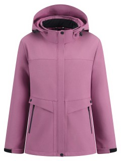 Ветровка женская софтшелл виндстоппер с капюшоном купить оптом от производителя недорого в Москве 9616_1M