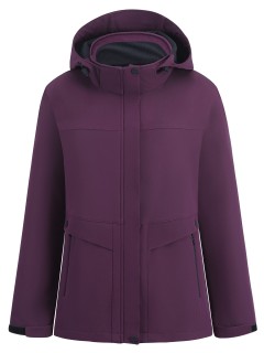 Ветровка женская софтшелл виндстоппер с капюшоном купить оптом от производителя недорого в Москве 9616_1TF