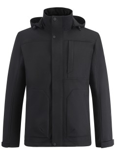 Ветровка мужская софтшелл виндстоппер с капюшоном купить оптом от производителя недорого в Москве 9617_1Ch